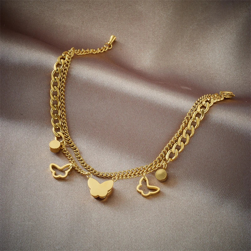 Aurelia Butterfly Chain Bracelet