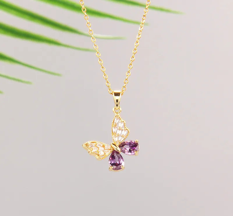 Lustra Butterfly Necklace Butterfly Jewelry