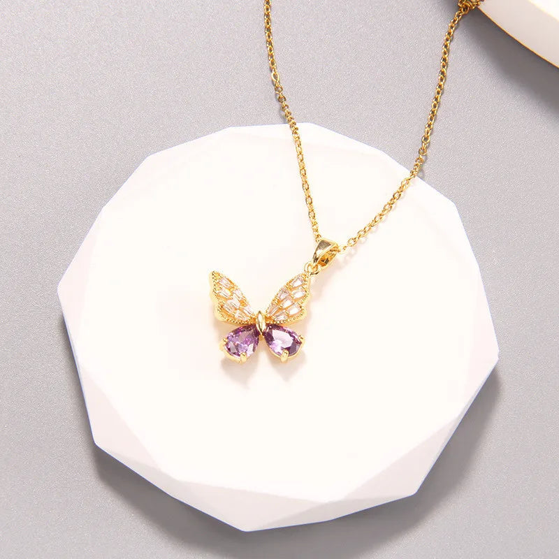 Lustra Butterfly Necklace Butterfly Jewelry