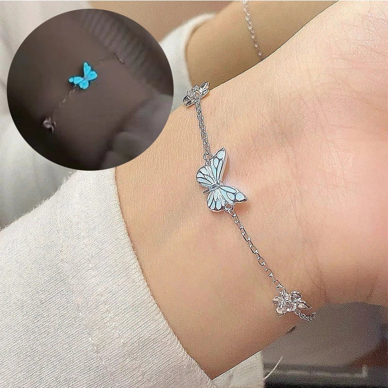 LunaGlow Butterfly Bracelet