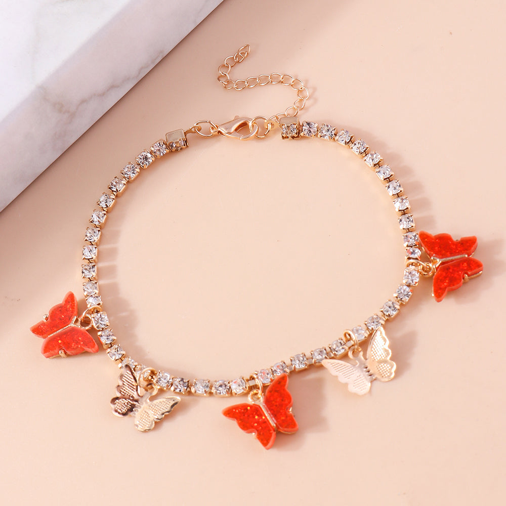 Butterfly Ankle Bracelet