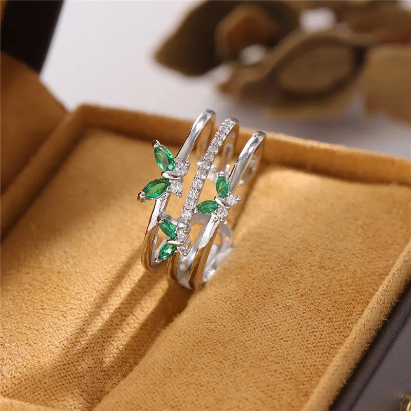 Emerald Butterfly Ring Butterfly Jewelry