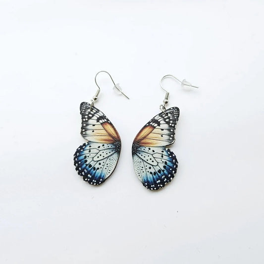 Boho Wings Wooden Earrings