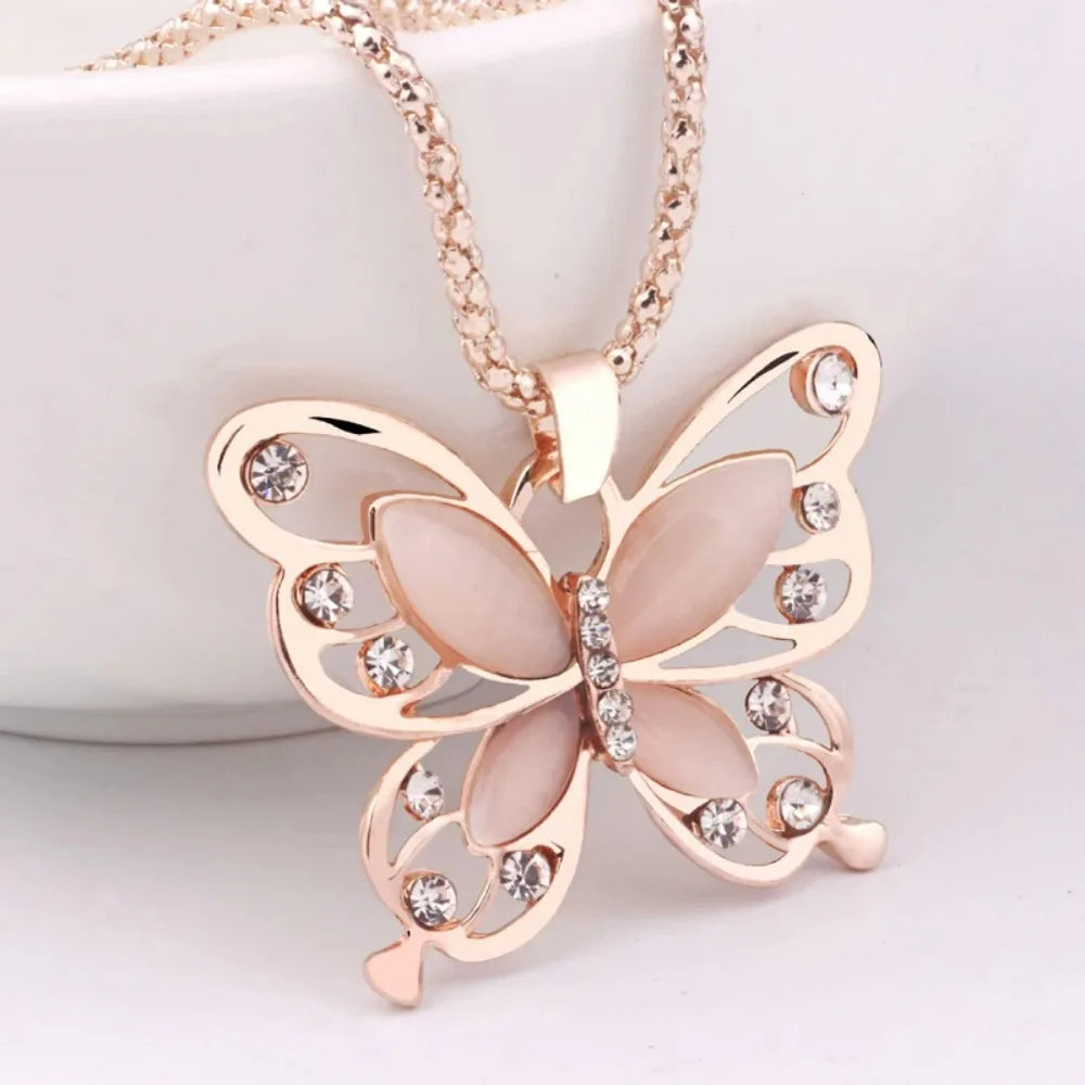 Opalia Butterfly Necklace Butterfly Jewelry