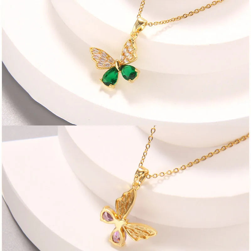 Lustra Butterfly Necklace Butterfly Jewelry