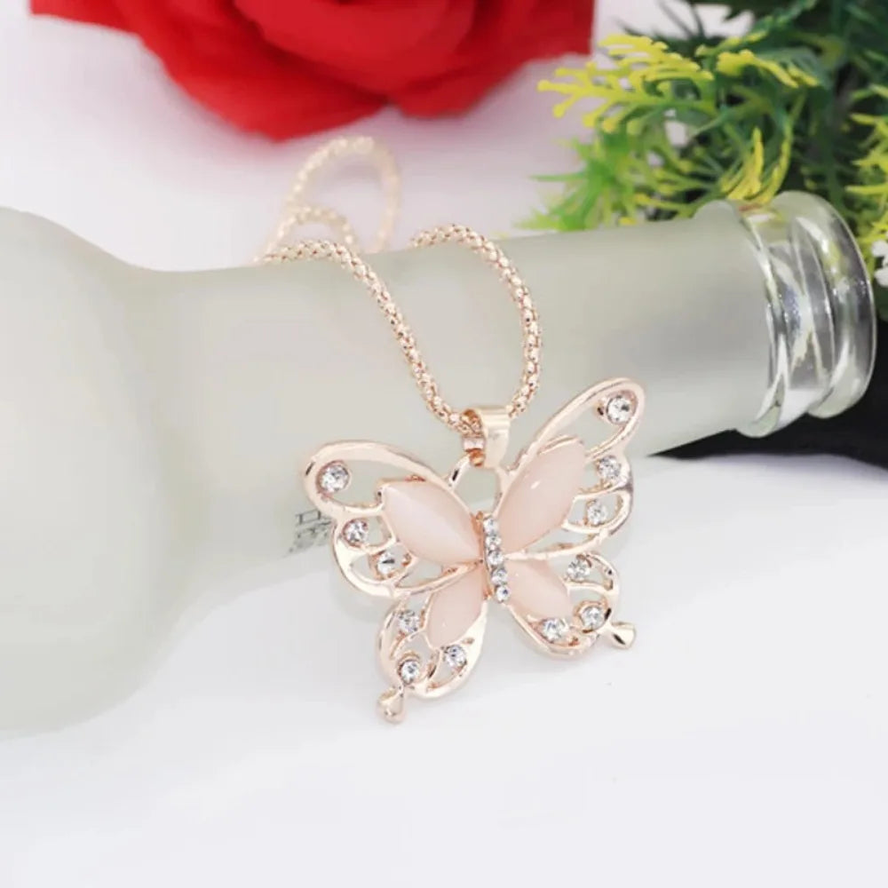Opalia Butterfly Necklace Butterfly Jewelry