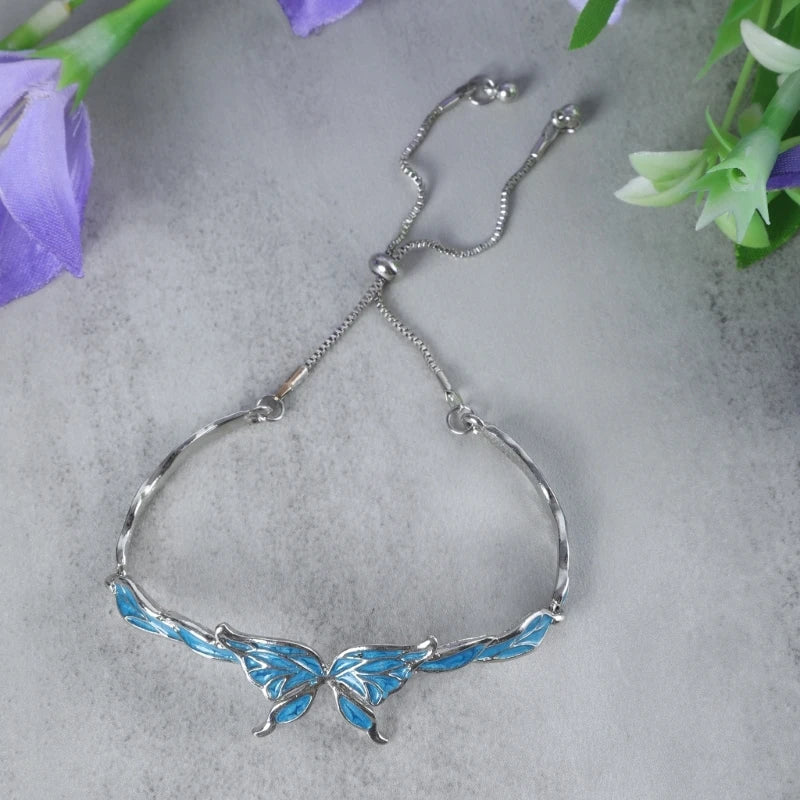 Celestia Blue Butterfly Bracelet Butterfly Jewelry