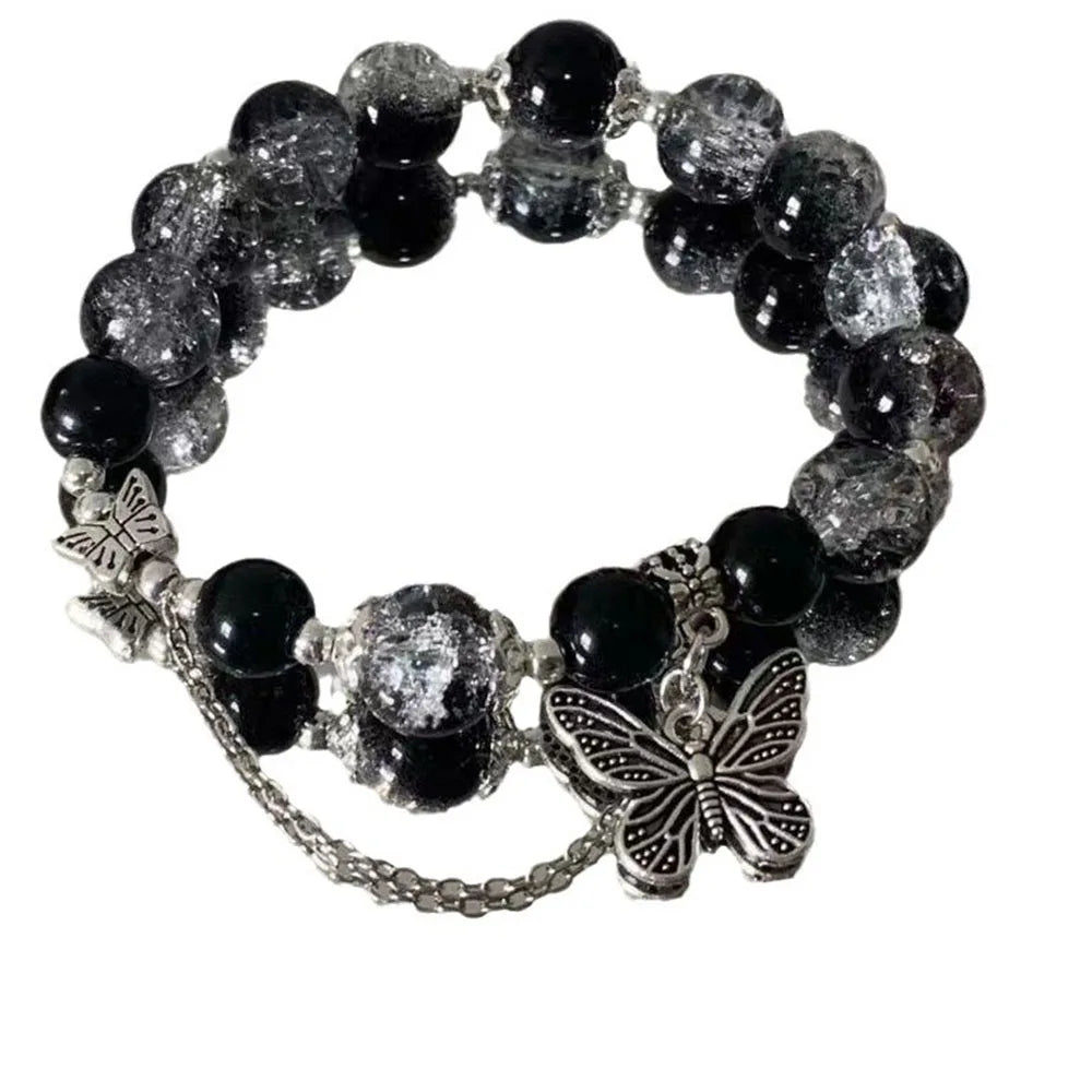 Midnight Bloom Butterfly Bracelet Butterfly Jewelry