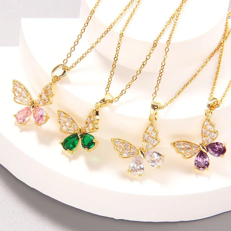 Lustra Butterfly Necklace Butterfly Jewelry