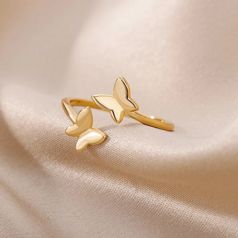 Butterfly Ring Gold Butterfly Jewlry