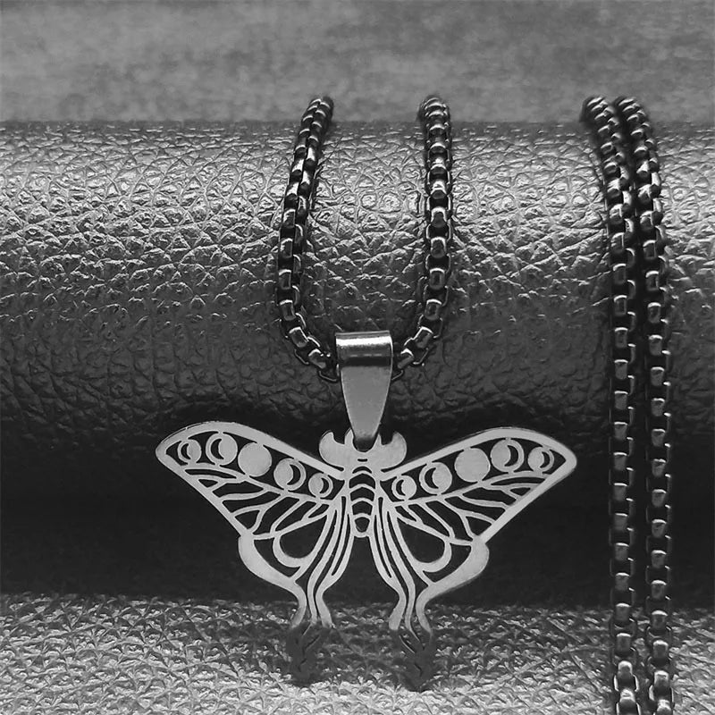 Luna Moth Pendant Butterfly Jewelry