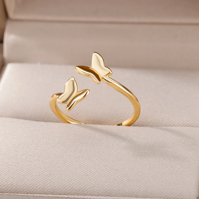 Butterfly Ring Gold Butterfly Jewlry