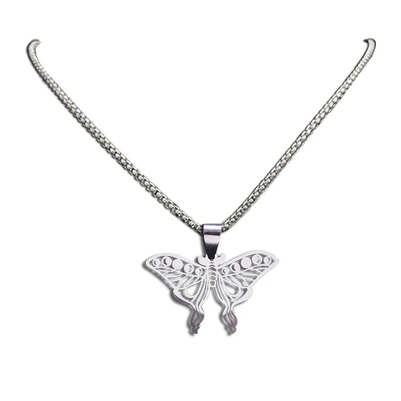 Luna Moth Pendant Butterfly Jewelry