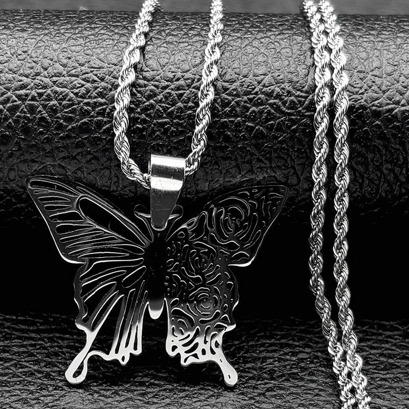 Noctura Butterfly Necklace Butterfly Jewelry