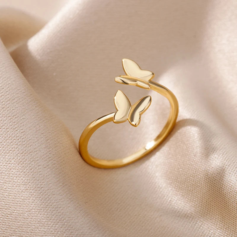 Butterfly Ring Gold Butterfly Jewlry