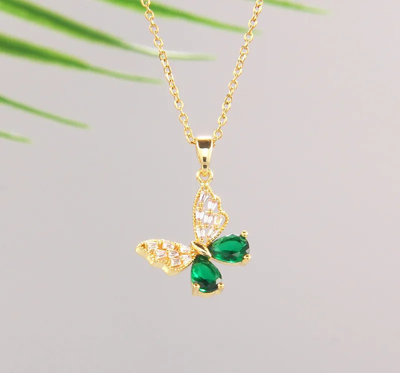 Lustra Butterfly Necklace Butterfly Jewelry