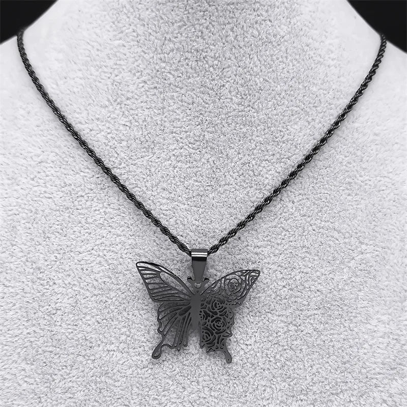 Noctura Butterfly Necklace Butterfly Jewelry