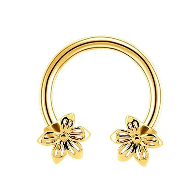 Circular Hoop Ring Butterfly Jewelry
