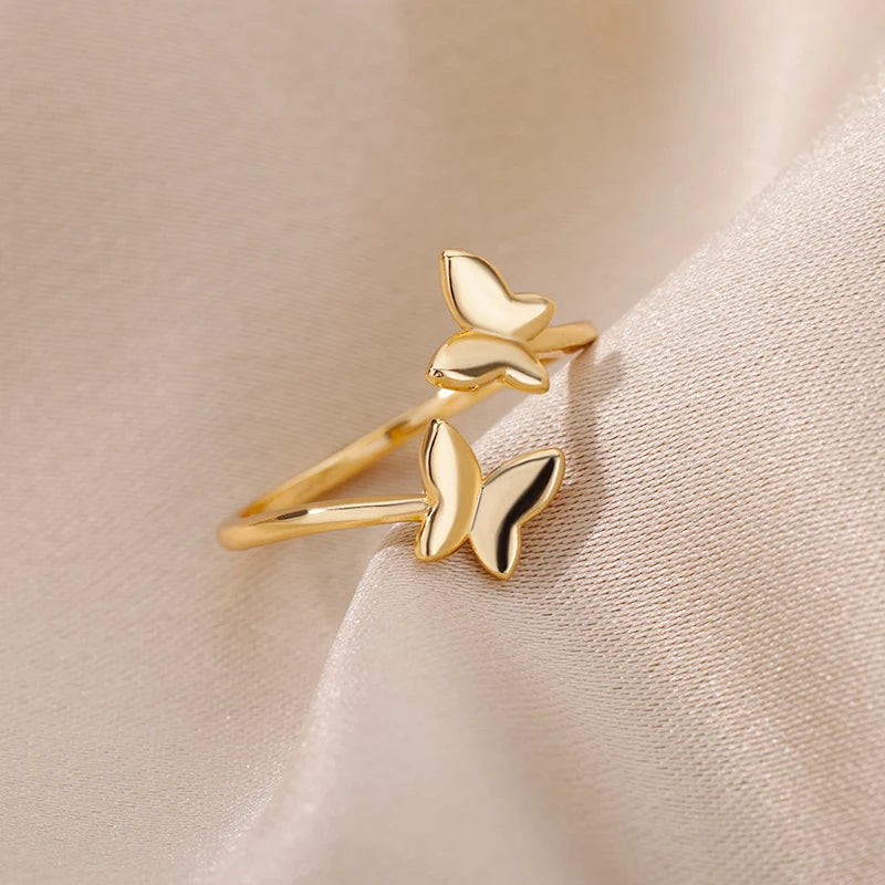 Butterfly Ring Gold Butterfly Jewlry